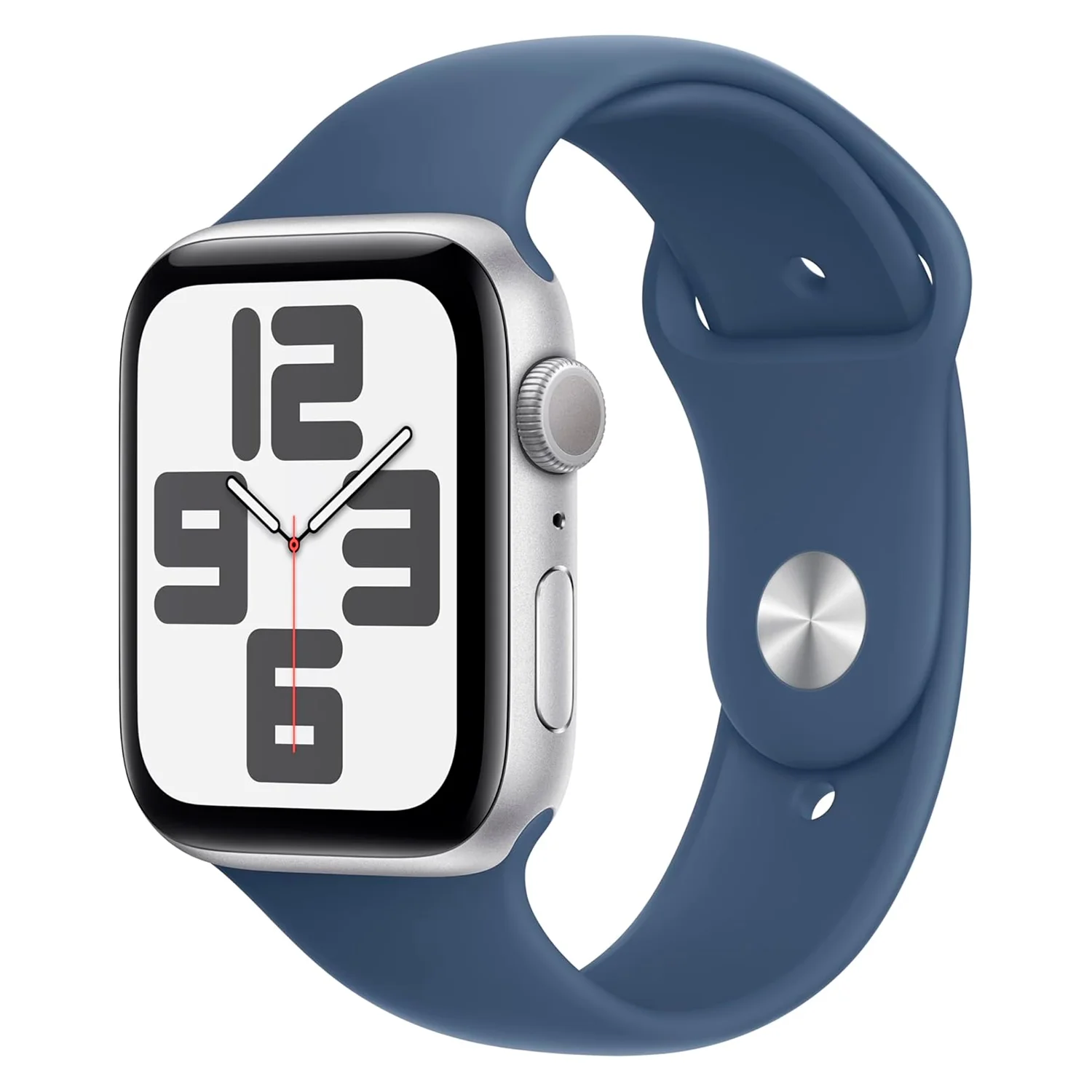 Apple Watch SE 2 MREC3LL/A Caixa Alumínio Prata - Esportiva Azul S/M
