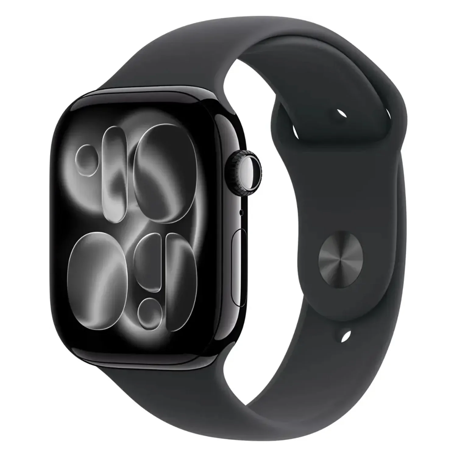 Apple Watch Series 11 MEUW4AM/A Caixa Alumínio 46mm Preto Brilhante - Esportiva Preto S/M