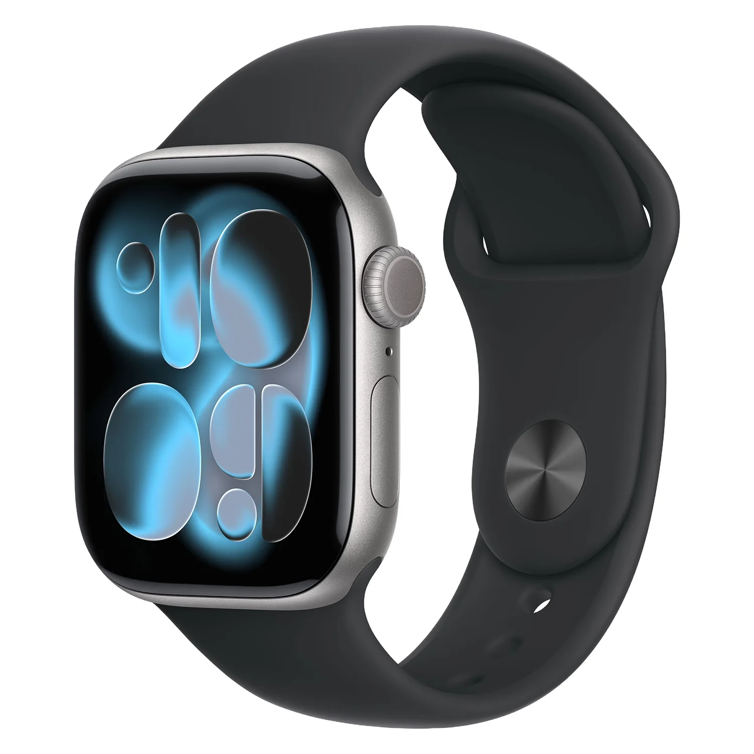 Apple Watch Series 11 MEV04LW/A Caixa Alumínio 46mm Cinza Espacial - Esportiva Preto S/M