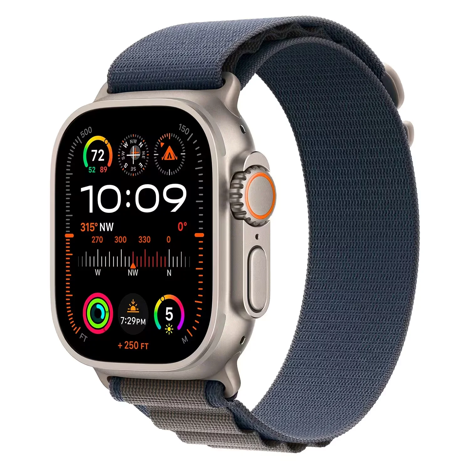 Apple Watch Ultra 2 MREP3RB/A Celular + GPS Caixa Titânio Natural 49mm - Loop Alpine Azul M/L