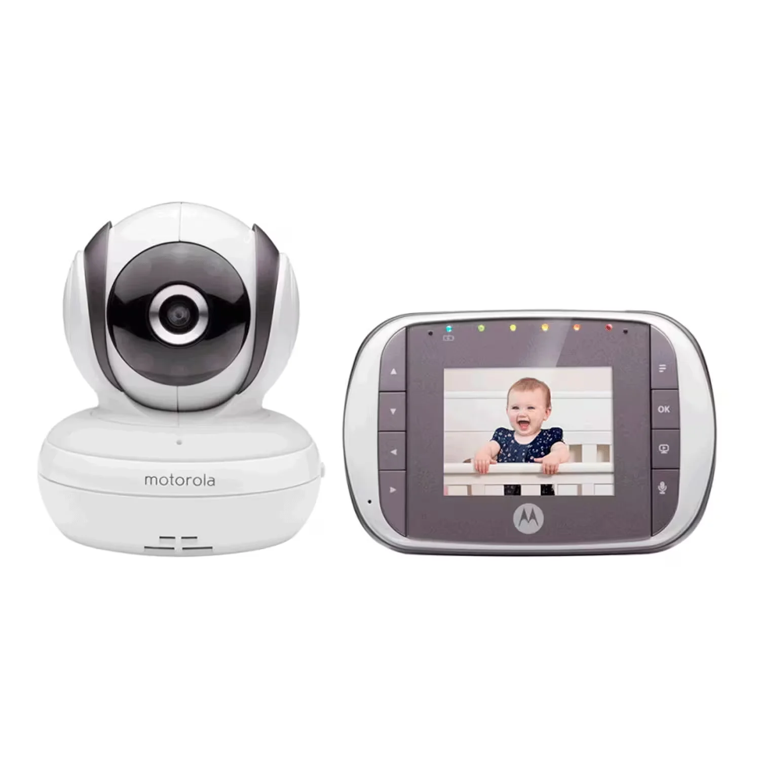 Babá Eletrônica Motorola MBP-35S Tela 2.8" - Branco