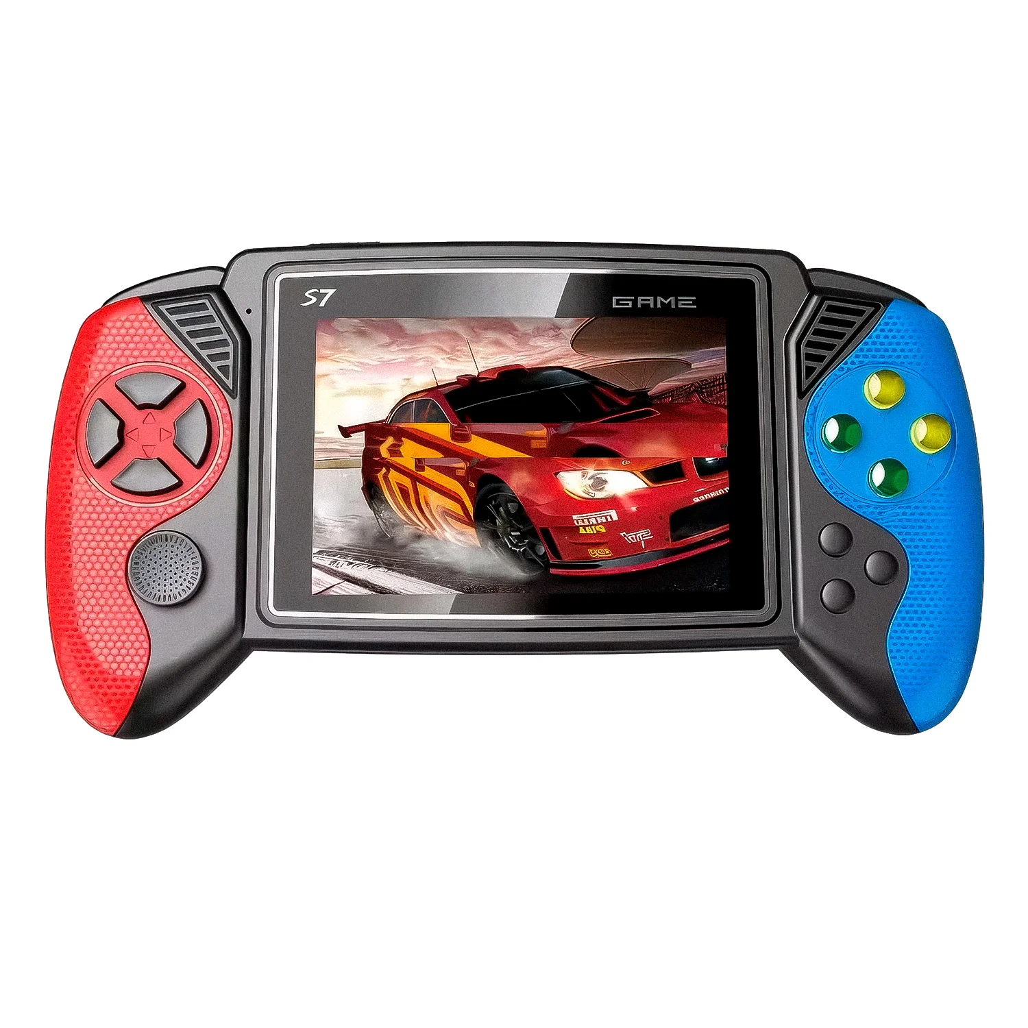 Console Portátil Game Box S7 620 Jogos + Controle - Vermelho e Azul