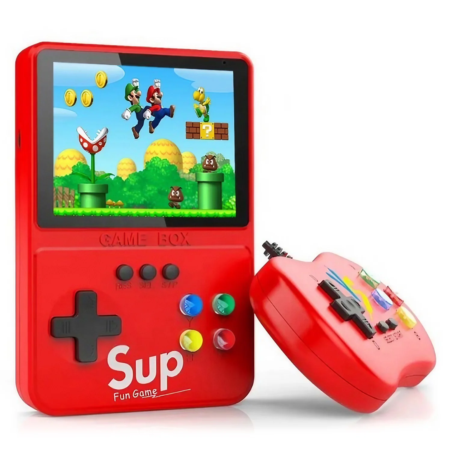 Console Portátil Game Boy Game Box Plus K31 500 Jogos - Vermelho