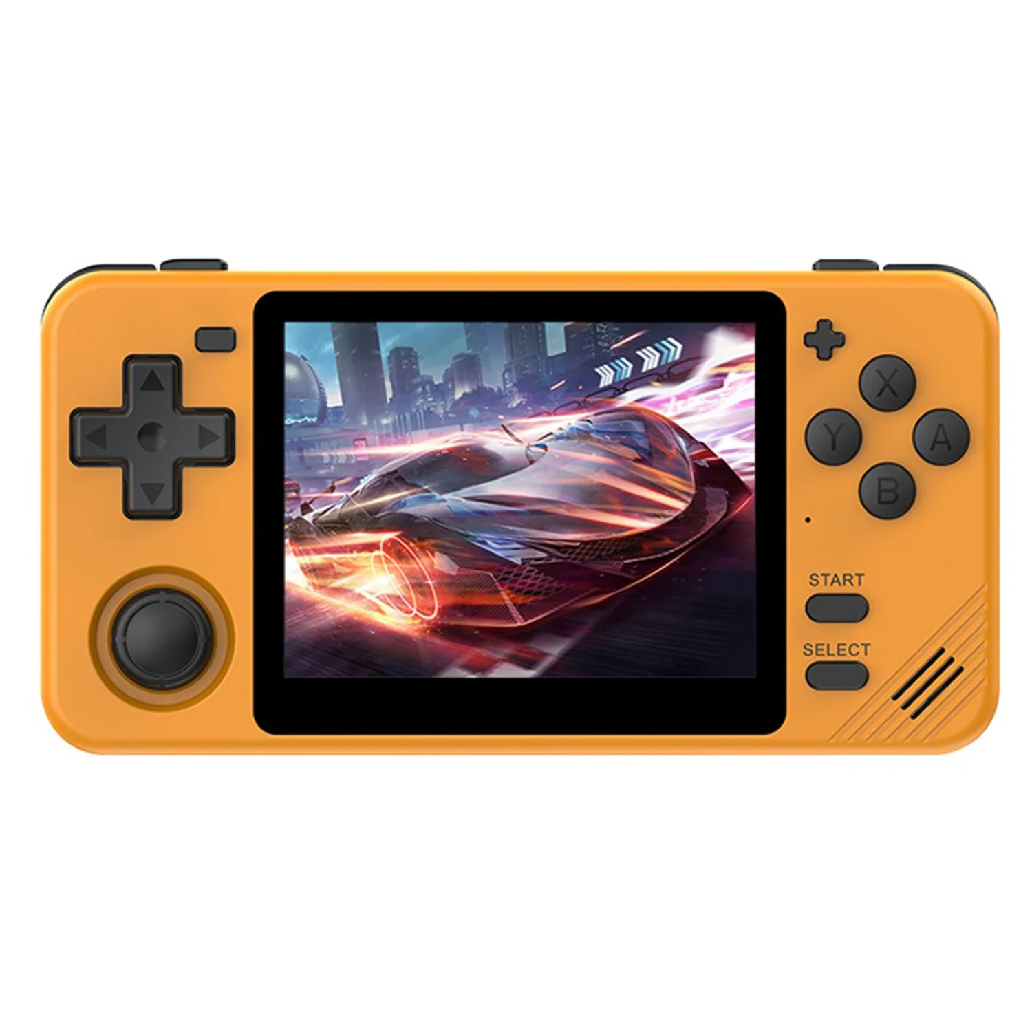 Console Portátil Powkiddy RGB10X 128GB Tela 3.5" - Amarelo