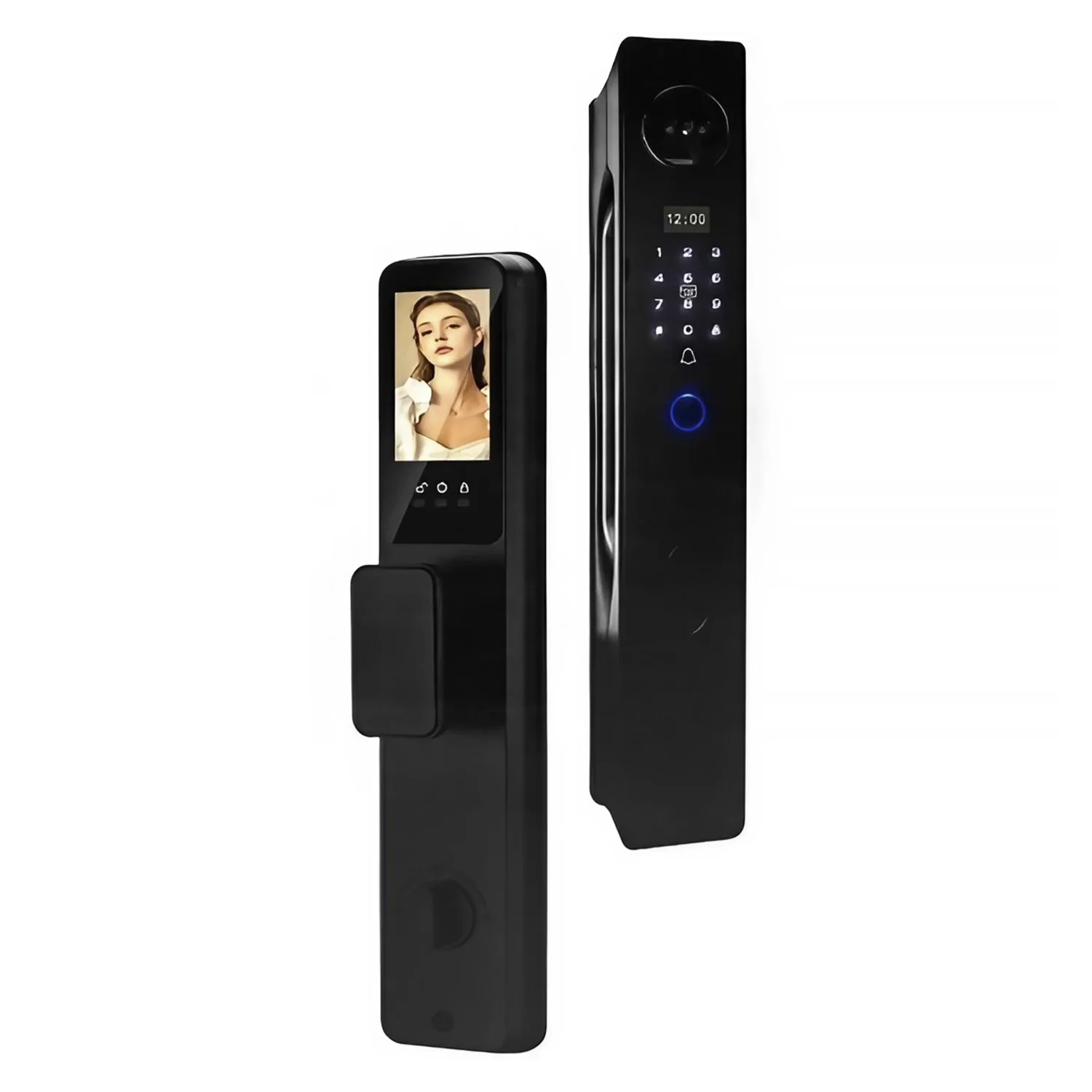 Fechadura Digital Satellite SL-82M Biometria - Preto