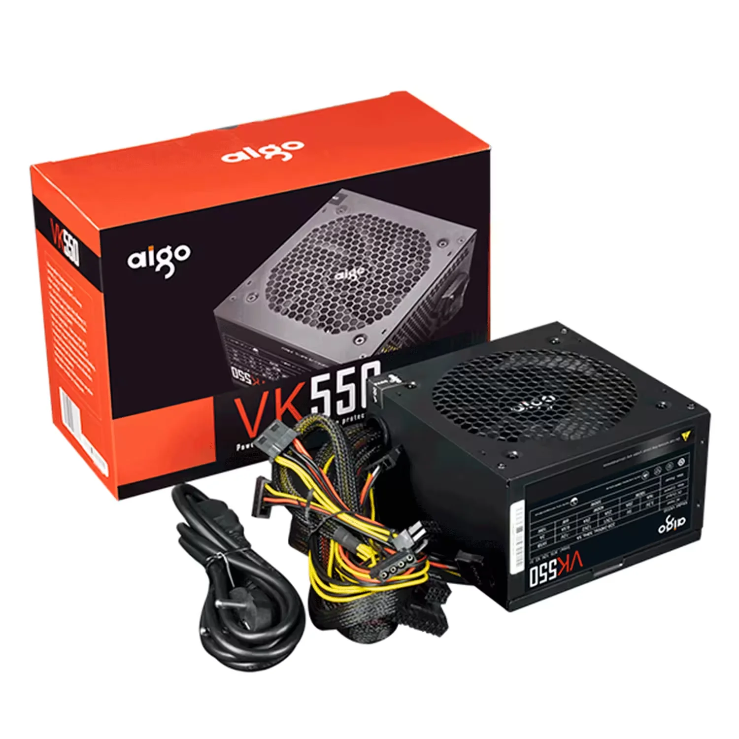Fonte Aigo Real VK550 ATX 550W 220V - Preto
