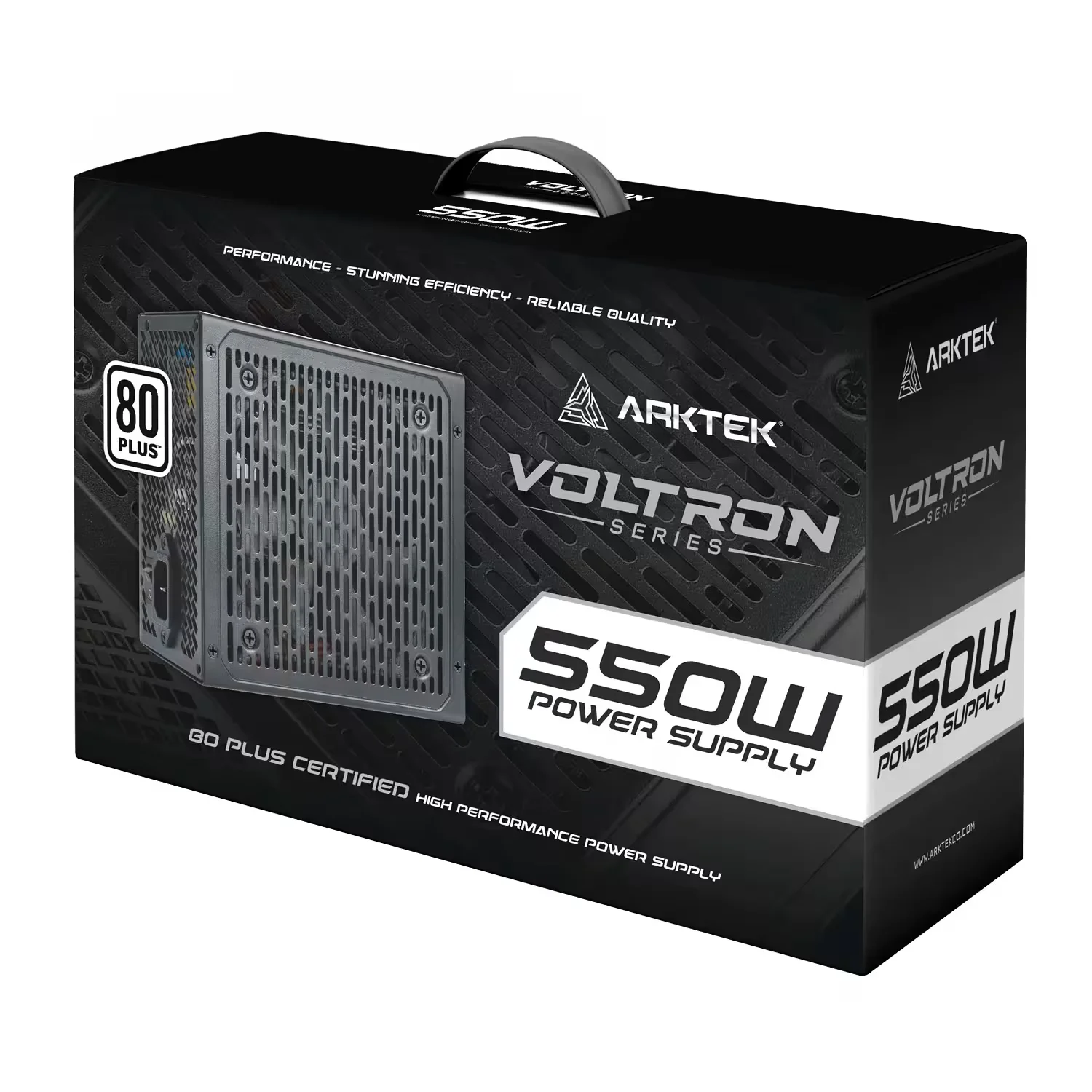 Fonte Arktek Voltron AK-ATX550WW ATX 500W 80 Plus White 220V - Branco