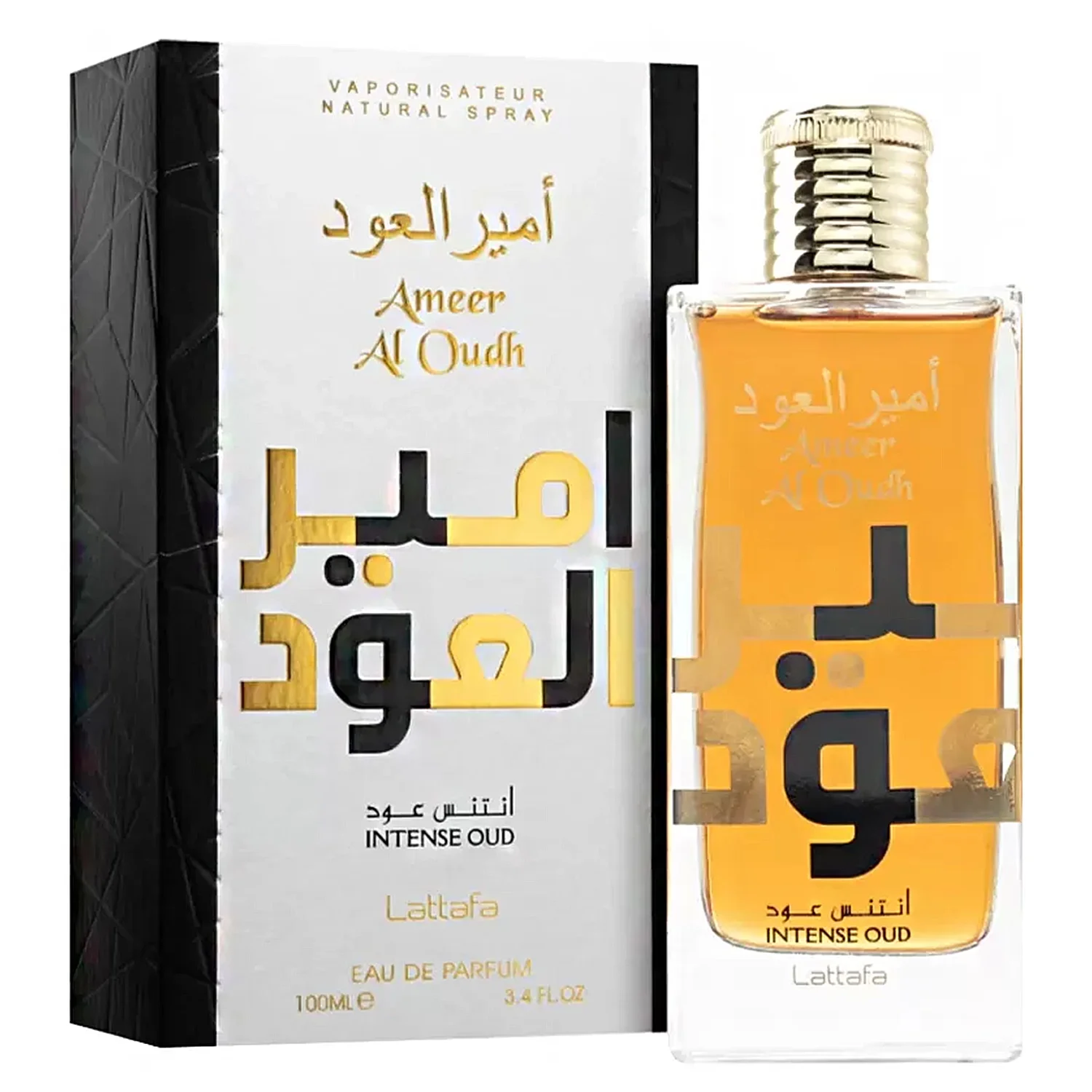 Perfume Lattafa Ameer Al Oudh Intense Oud Eau de Parfum Unissex 100ml