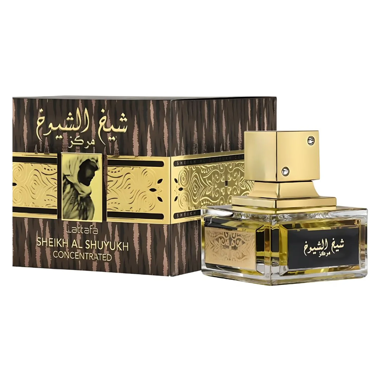 Perfume Lattafa Sheikh Al Shuyukh Concentrated Eau de Parfum Unissex 100ml