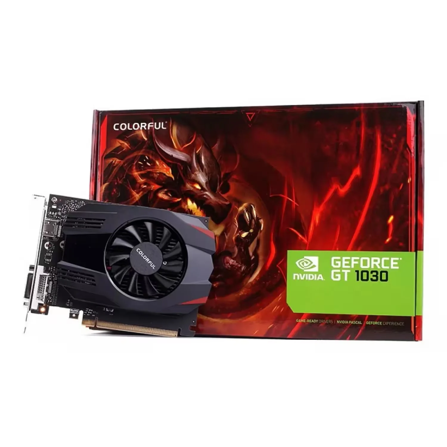 Placa de Vídeo Colorful Geforce GT-1030 V4-V 2GB DDR4