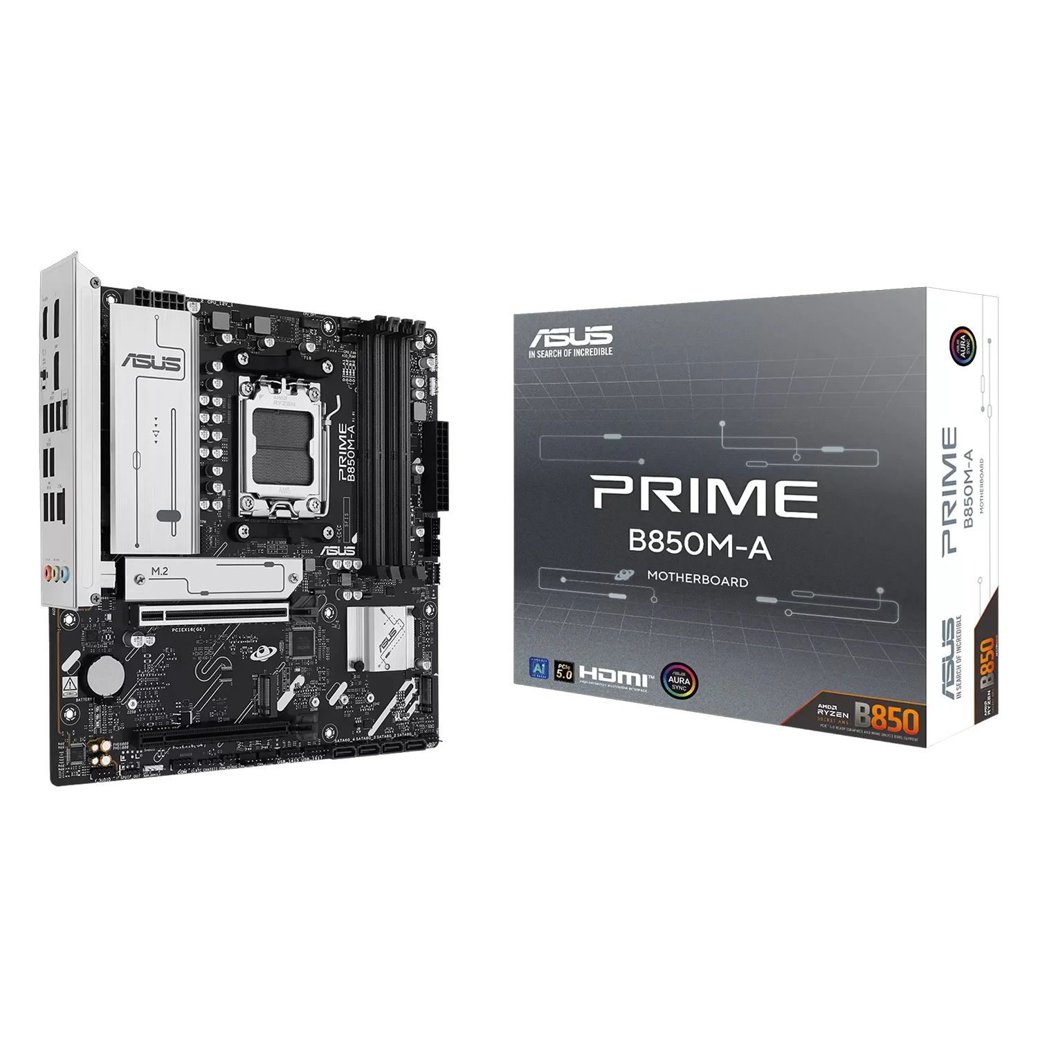 Placa Mãe Asus Prime B850M-A Socket AM5 Chipset AMD B850 DDR5 Micro ATX