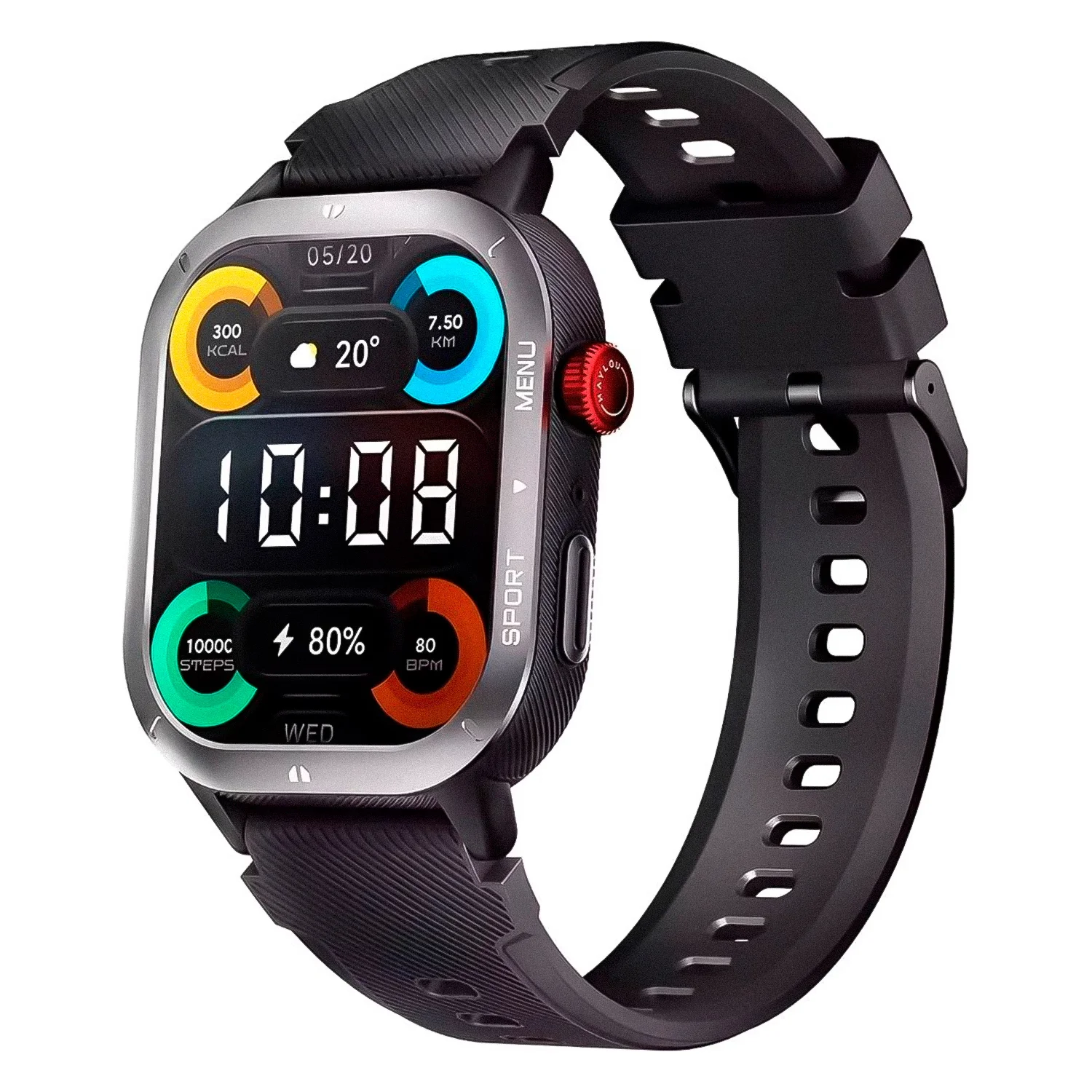 Smartwatch Haylou Iron Neo HF014 - Preto
