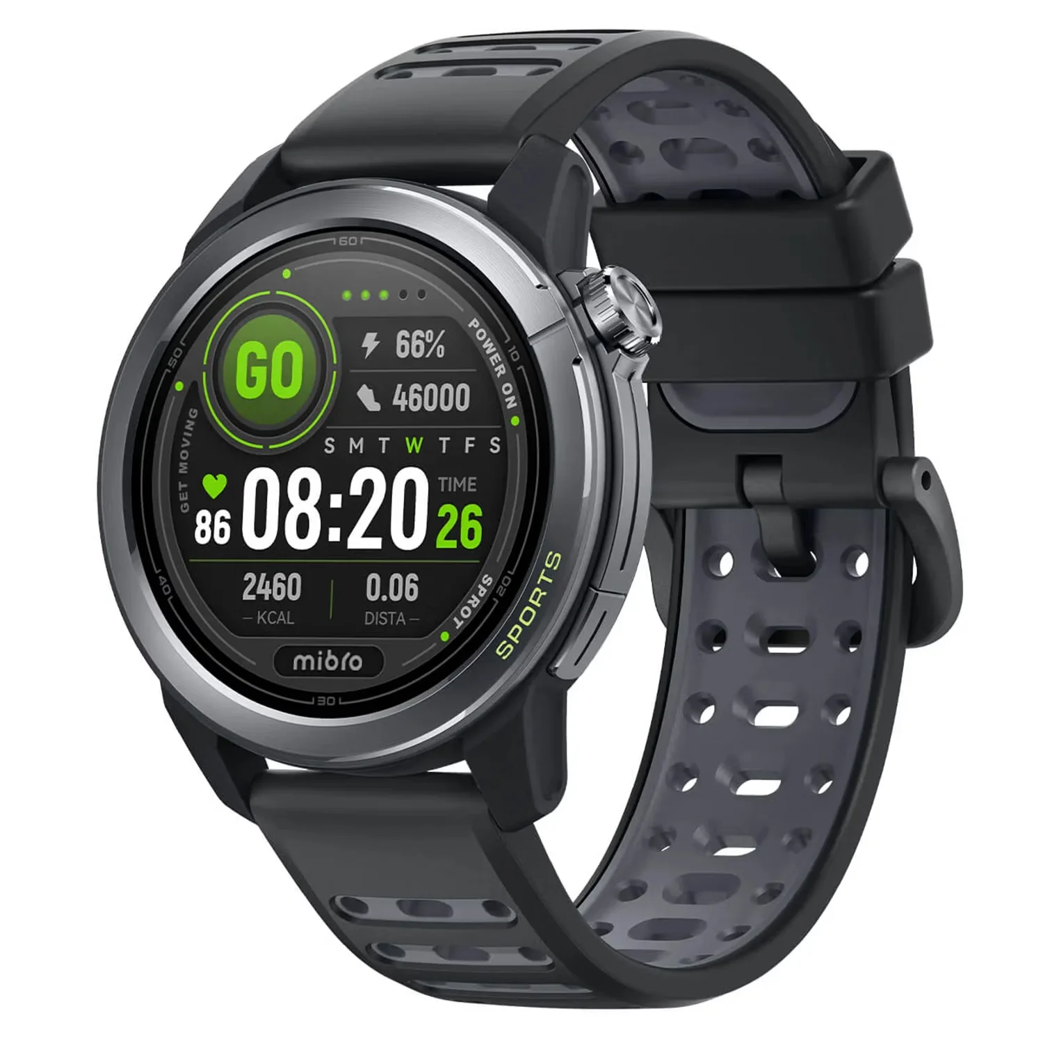 Smartwatch Mibro GS Active 2 XPAW024 - Cinza Escuro