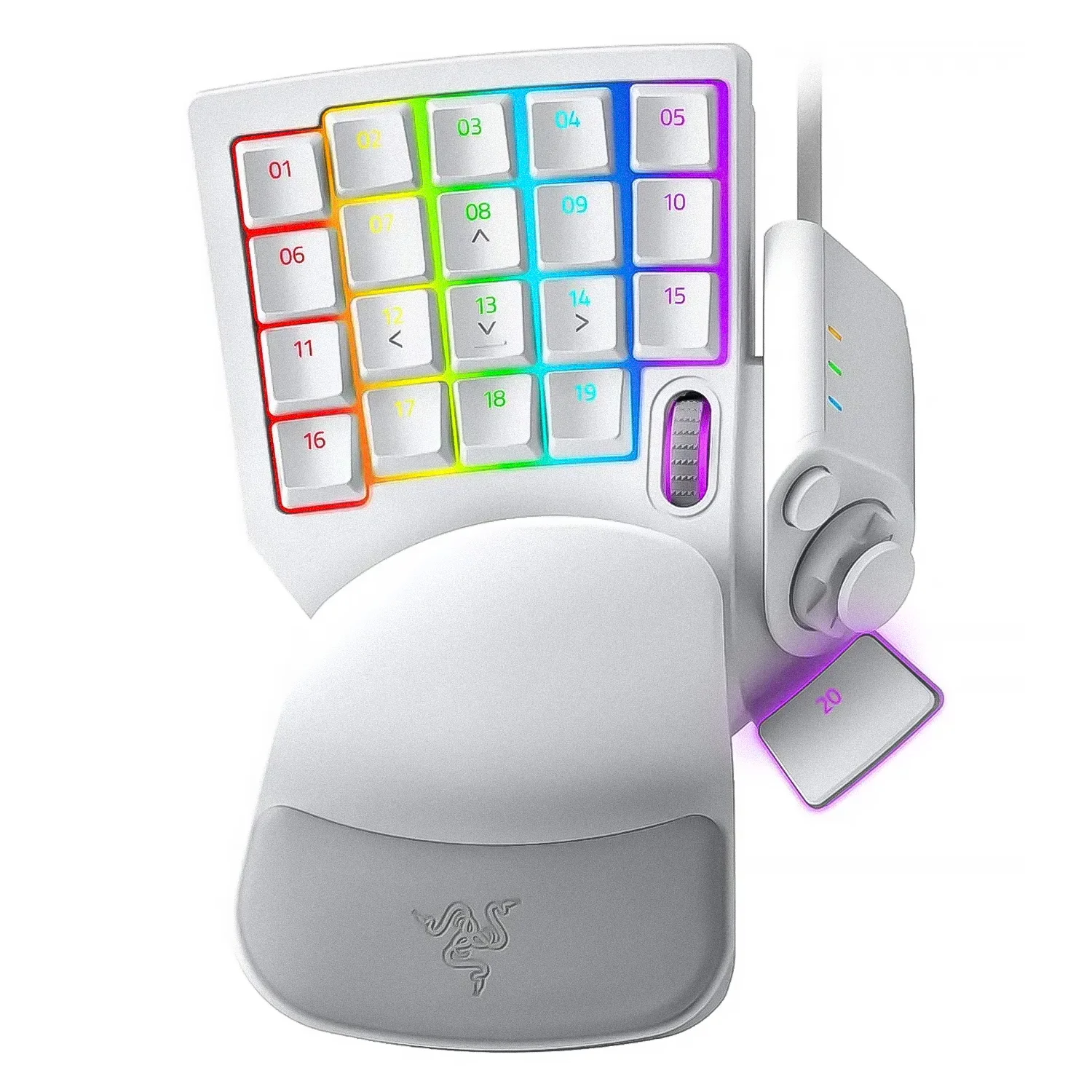 Teclado Gamer Razer Tartarus Pro RZ07-03110200-R3M1 RGB - Branco