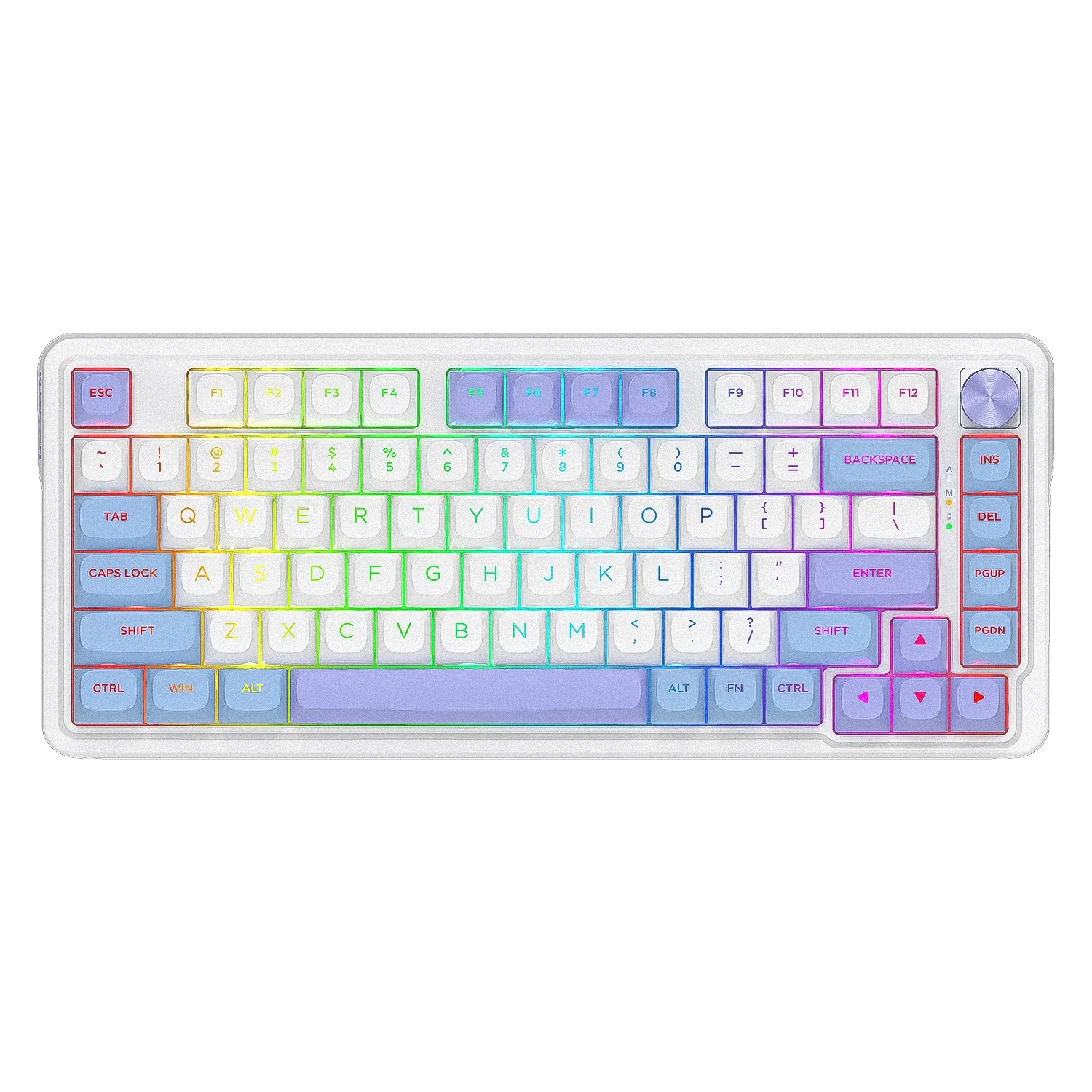 Teclado Gamer Redragon Ucal Max K673WBP RGB - Branco