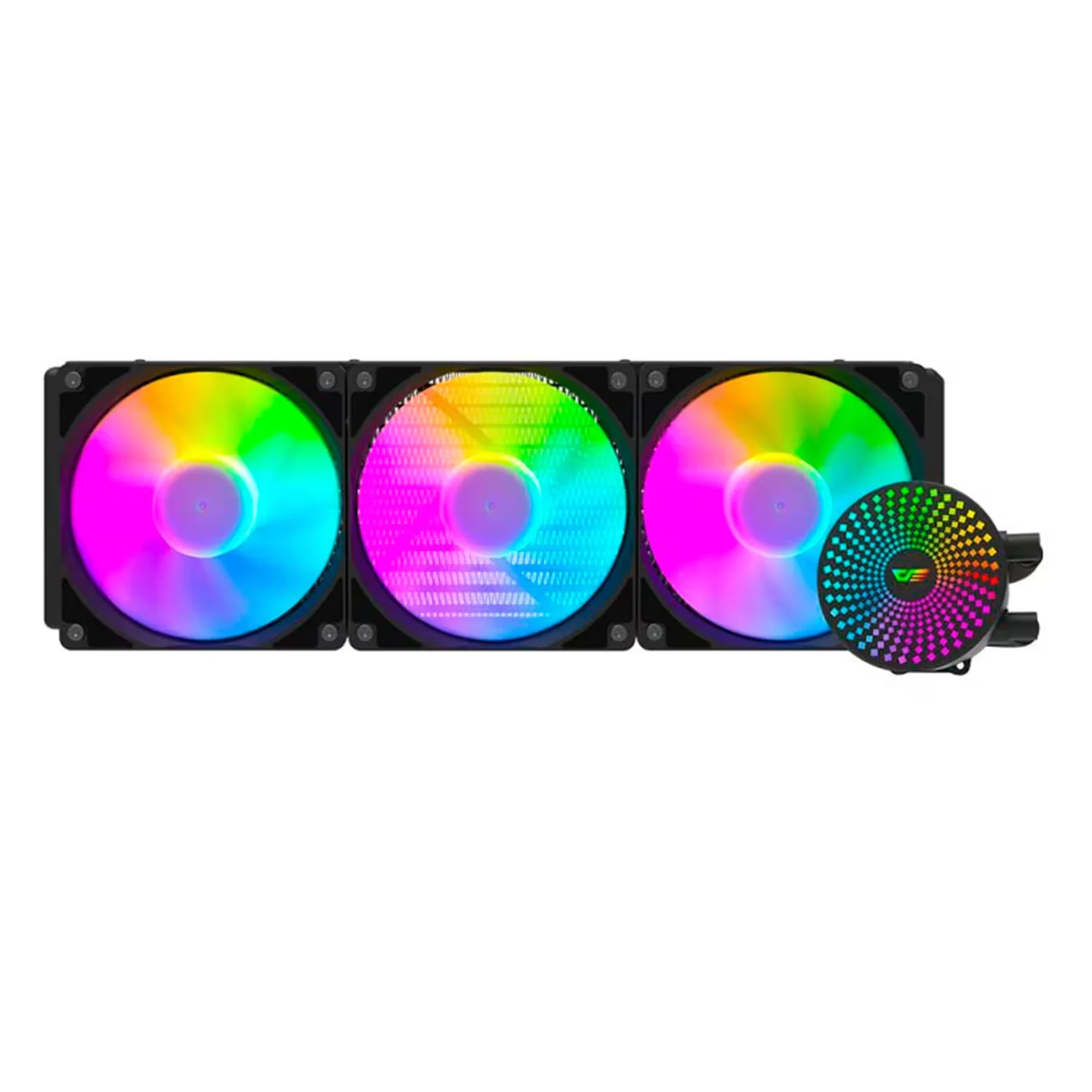 Water Cooler para Processador Darkflash DC360 ARGB - Preto